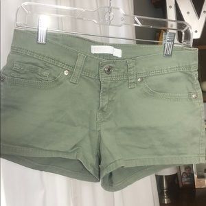 Levi Army Green Shorts